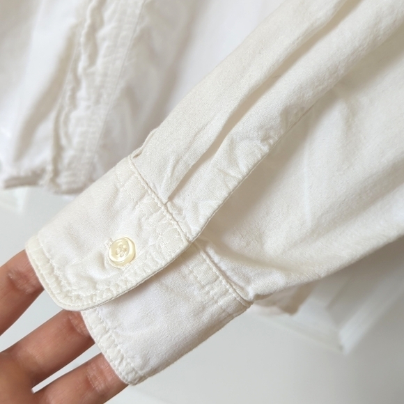 Guess by Georges Marciano 80's Vintage Long Sleeve Button Down Shirt White 1 - Picture 12 of 14